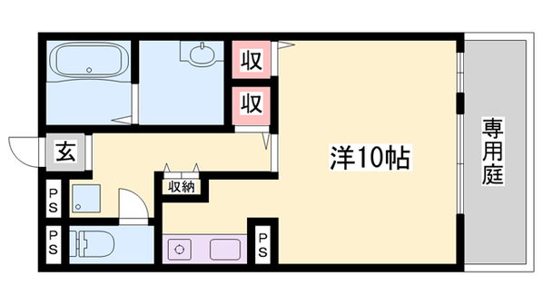 メゾンボヌールの物件間取画像